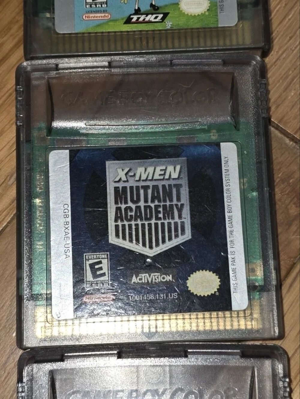 VINTAGE LOT GAMES Nintendo Game Boy Advance Xmen Mutant Academy Spongebob Wild